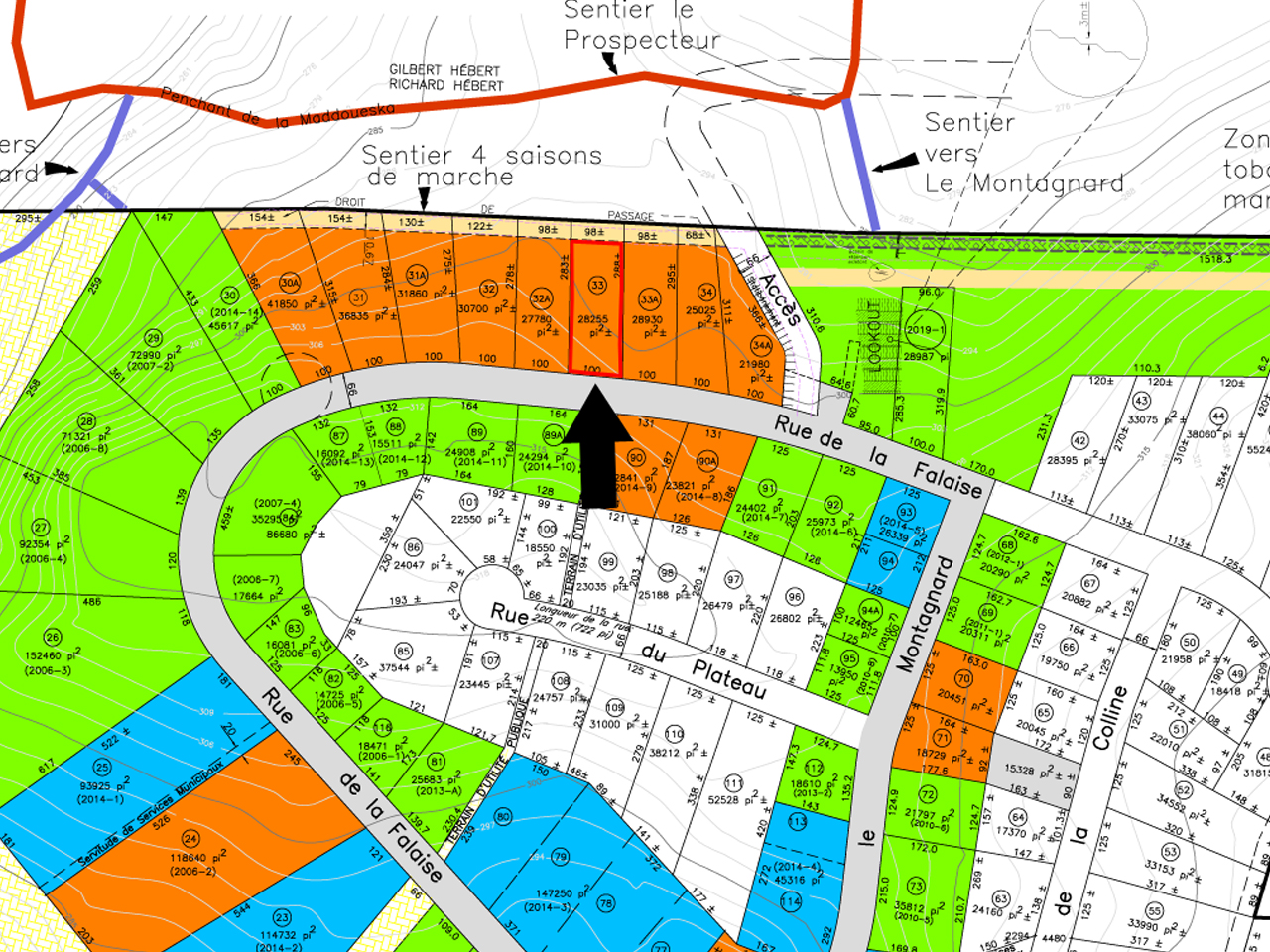 Lot 33 Rue de la Falaise Propriétés Immeubles Riviera